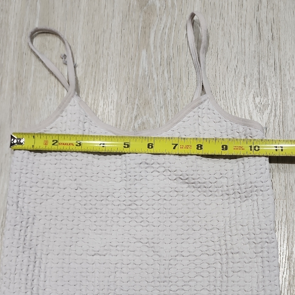 Connection 18 Light Cream Textured Spaghetti-Strap Camisole - Picture 5 of 5